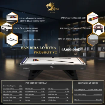 Bàn Bida lỗ Dyna Proshot V2