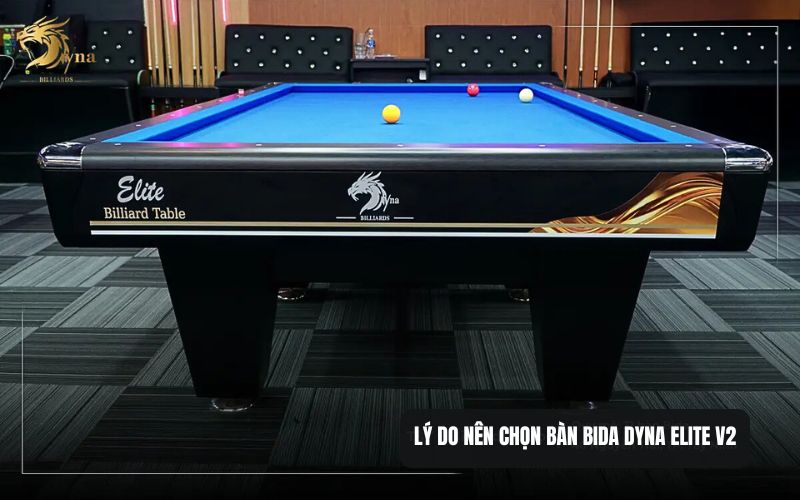 Lý do nên lựa chọn bàn bida DYNA ELITE V2 | Dyna Vietnam