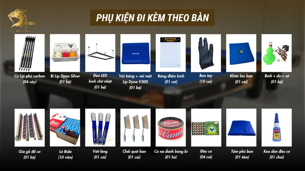 Trọn gói phụ kiện - Tối ưu hiệu suất, nâng tầm đẳng cấp thi đấu