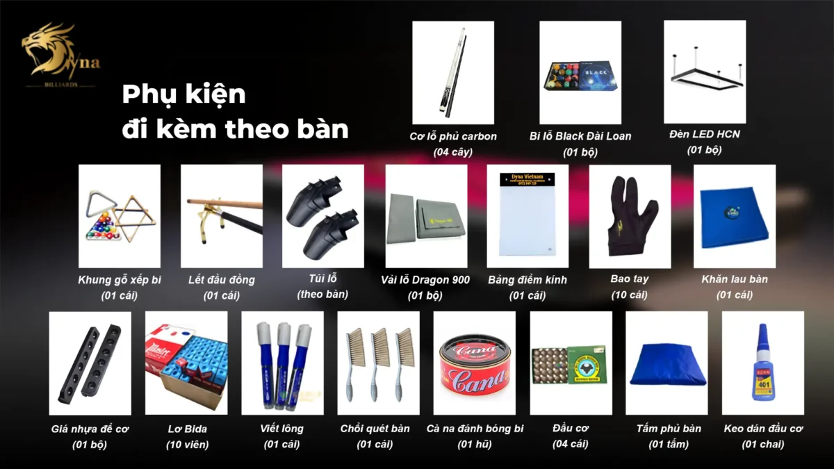 Phụ kiện tặng kèm giúp hoàn thiện trải nghiệm chơi | Dyna Vietnam