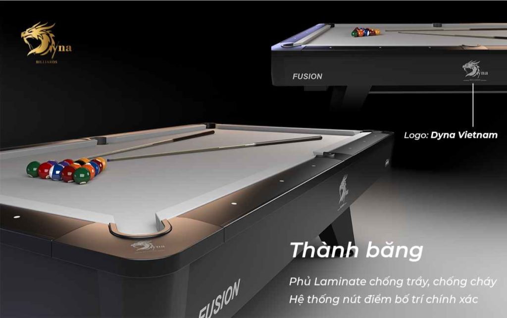 Thành băng bàn bida lỗ Dyna Fusion